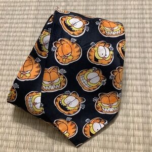 Vintage Paws Addiction Garfield Novelty Tie Faces of Garfield All over print